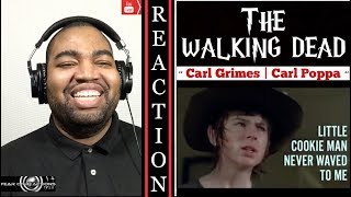 The Walking Dead Carl Grimes  Carl Poppa  REACTION [upl. by Aicen476]