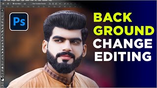 How to Change Background in PhotoshopHow to Blur BackgroundSkill with Pakhtoon [upl. by Mikal]