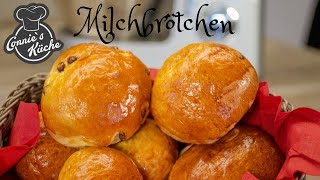 Milchbrötchen mit Schoko mit der Kenwood Cooking Chef Gourmet [upl. by Eimmak]