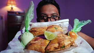 ASMR COMIENDO TORTAS DE PASTOR  STORYTIME DE TERROR [upl. by Columbyne]