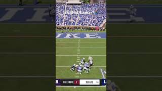 I felt like Lamar when he stiff armed the DL and threw a dot in the end zone [upl. by Ientruoc483]