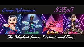 The Masked Singer Australia  Group Performance S2Ep5 [upl. by Mac]