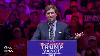 Tucker Carlson’s Epic 9Minute Speech at Madison Square Garden – A MustWatch [upl. by Ame]