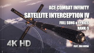 Ace Combat Infinity Satellite Interception IV S Rank 4K HD [upl. by Behka]