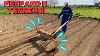 Preparo il terreno in ORTO per seminare le patate – PARTE 1 [upl. by Irehc]