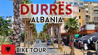 DURRES Albanias Most Historic Coastal City Bike Tour 4K Durres w Albanii wycieczka rowerowa [upl. by Elleiad900]