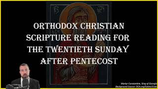 Twentieth Sunday After Pentecost John 201931 Galatians 11119 amp Luke 102537  Nov 10 2024 [upl. by Diraj]