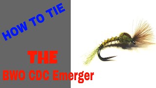 How To Tie A Blue Winged Olive CDC Emerger [upl. by Meredeth]