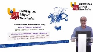 Valencià Llengua i Literatura Juliol de 2016  Opció B [upl. by Pontone]