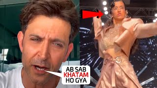 Break up 😲 Hrithik Roshan angry reaction when Drunk Girlfriend Saba Azad misbehaved in Ramp Walk [upl. by Nadda]