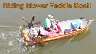 Lawnmower Paddle Boat [upl. by Emlyn]