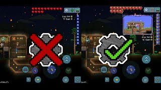 Best Settings Guide  Terraria 14 Mobile [upl. by Iahcedrom]