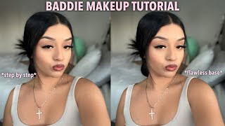 BADDIE MAKEUP ROUTINE  easy af [upl. by Owen]