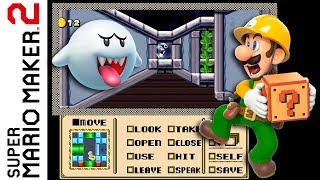 Someone made a point amp click adventure in Super Mario Maker 2 [upl. by Graf427]