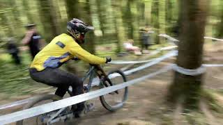 British National Downhill Series Round 1 Rheola 2022 Race Day 4K Video [upl. by Opal]