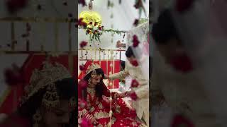 Beautiful fresh flowers wedding room decoration weddingcouples shortrs [upl. by Yerrot103]