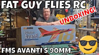 FMS AVANTI S 90MM UNBOXING ALL NEW by FGFRC aviation rc rcunboxing [upl. by Zaneski]