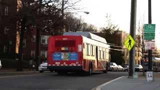 WMATA 2001 New Flyer Industries C40LF 2311 Departing The Minnesota Avenue Station On The U6 Line [upl. by Hausmann]