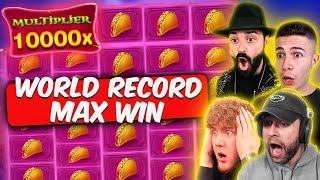 MUERTOS MULTIPLIER MEGAWAYS MAX WIN Top 7 World Record Wins Ayezee Roshtein WatchGamesTV [upl. by Boesch73]