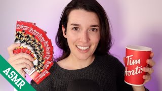 Opening Tim Hortons Hockey Cards ASMR [upl. by Euell705]