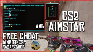 AIMSTAR  FREE CHEAT CS2 CHEAT LEGITAIMBOTESPTRIGGERBOTBHOP  DOWNLOAD [upl. by Relyks]