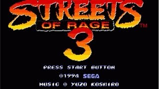 Street of Rage 3 Full Soundtrack OST [upl. by Eremaj]