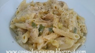 Pasta con Pollo y Salsa Béchamel [upl. by Cayla]