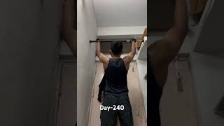 Daily Pull Ups challenge day240 pullups workout [upl. by Aicatsan]