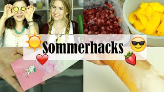 SOMMER HACKS  Tipps amp Hacks für heiße Tage und TopProdukte [upl. by Buddie]