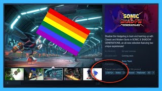 SONIC X SHADOW GENERATIONS LGBTQ Game [upl. by Eimarej]