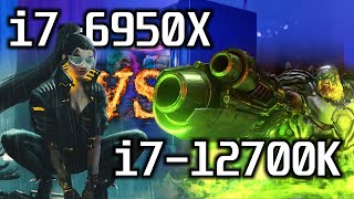 i76950X vs i712700K  Test in 7 Games  FHD 1080p [upl. by Nirrok367]