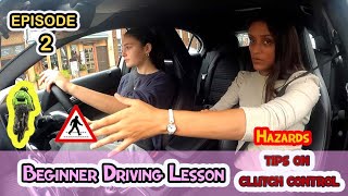 Beginner Driving Lesson Dealing with Hazards  How to Deal with Pedestrian Crossings And Cyclist [upl. by Llerud]