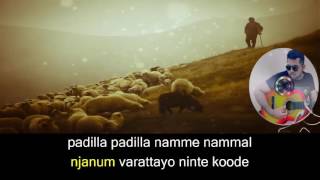 Kanana chayayil aadumekkan Karaoke with Lyrics [upl. by Gerard]