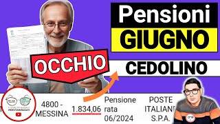 📑 CEDOLINO PENSIONI GIUGNO ➡ NOVITà IMPORTI TABELLA NETTI 📈 AUMENTI 0€ IRPEF PAGAMENTI CONGUAGLI [upl. by Anehs]