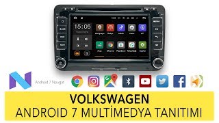 Volkswagen Android 7 Nougat Multimedya Sistemi Tanıtımı [upl. by Otina]