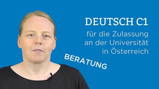 Die Deutsch C1 Prüfung Beratung [upl. by Ahsienad]