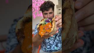 EVERYTHING BAGEL SEASONED CREAM CHEESE NAAN CHICKEN TIKKA MASALA TACO Taco Mahal NYC DEVOURPOWER [upl. by Germain]