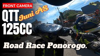 POV GoPro JUNI AS qtt 125cc Road Race Ponorogo Front Camera [upl. by Mailliwnhoj]