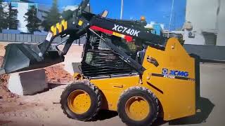 XCMG XC740K skid steer loader WhatsApp86 13886289690 [upl. by Laiceps978]