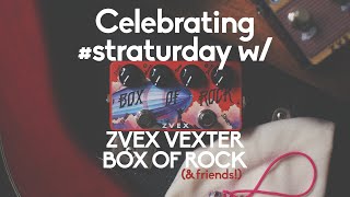 Happy straturday with Fender MIM Deluxe Players Strat and ZVex Box of Rock [upl. by Scheider581]