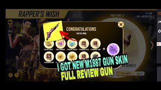 I Got M1887 Rapper Gun Skin😎 ll Full Review 😀 [upl. by Huntley]