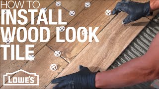 How To Install Wood Look Tile [upl. by Emeric]