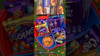 Yummy kids lunch box🧁 trending chocolate lunchbox candy tiffinbox food youtubeshorts yt [upl. by Aneram]