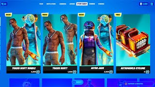 TRAVIS SCOTT SKIN CONFIRMED RETURN RELEASE DATE in Fortnite Item Shop Travis Scott Coming Back [upl. by Navonoj439]