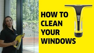 How To Clean Your Windows With Kärcher Window Vacs [upl. by Natale324]