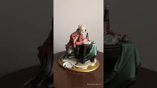 Il Poeta Tyche Tosca Capodimonte porcelain statuette [upl. by Rozanna48]