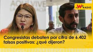 Congresistas debaten por cifra de 6402 falsos positivos ¿qué dijeron  La W [upl. by Dimond]