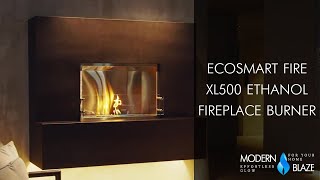 EcoSmart XL500 Ethanol Fireplace Burner [upl. by Arabella]