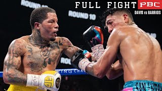 Davis vs Barrios FULL FIGHT June 26 2021  PBC on Showtime PPV [upl. by Randee]