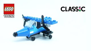 LEGO Classic 10692 Propeller Plane Building Instructions [upl. by Miko368]